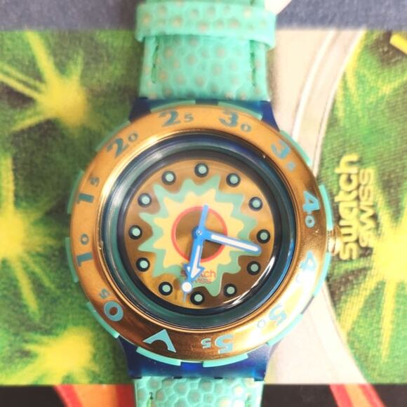 Swatch watch EN VAGUE SDN109 1994 Scuba New in case with paperwork and battery - Picture 1 of 9